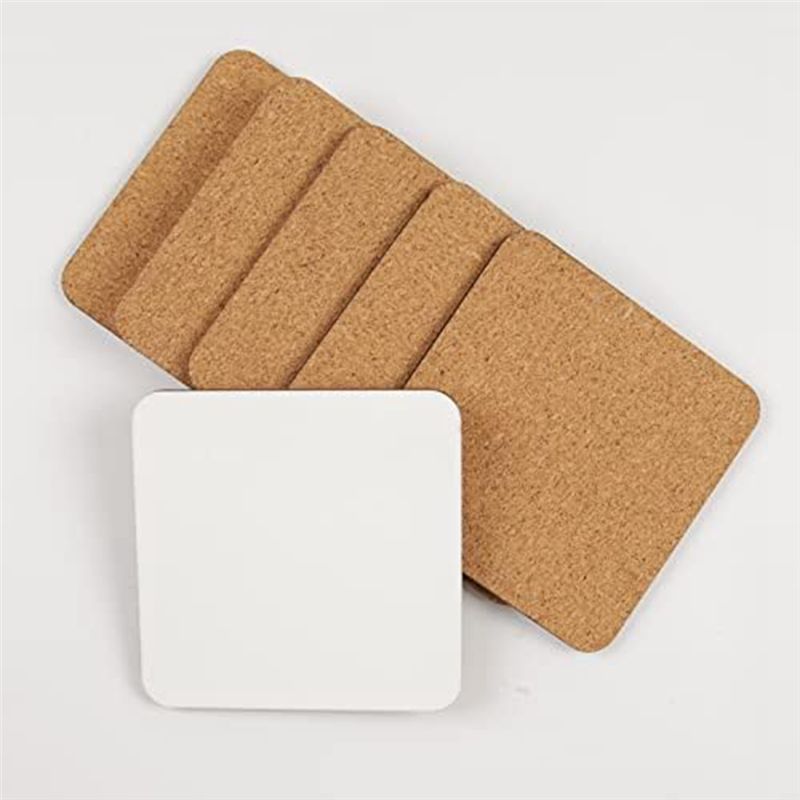 Coaster Sublimation Blank - BHBL 12 pièces de sous-verres carrés