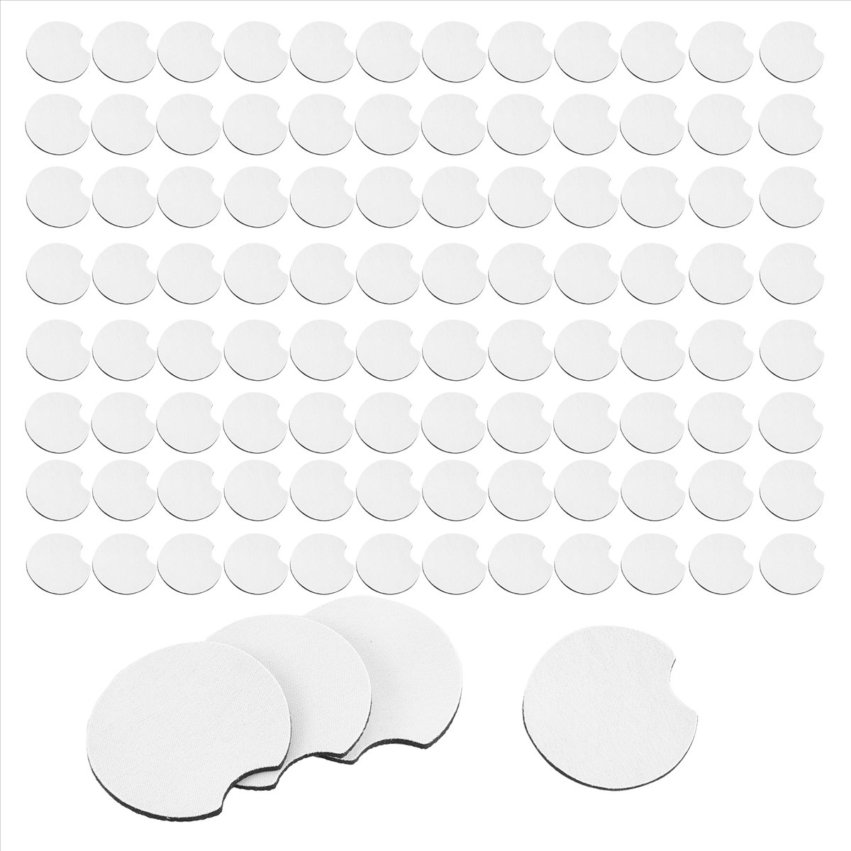 Coaster Sublimation Blank - AA83 100 pièces de sous-verres de