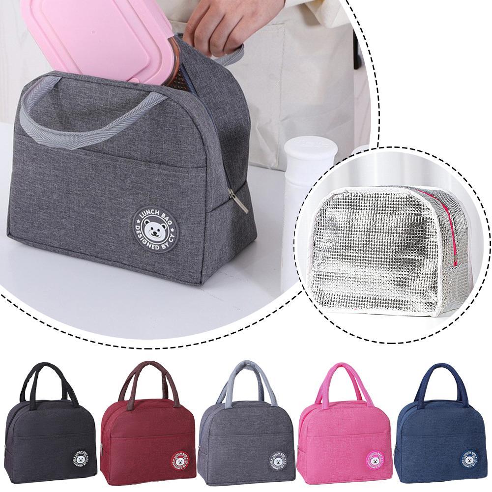 Tote Bag Sublimation - Sac Isotherme Portable pour Déjeuner, Glacière