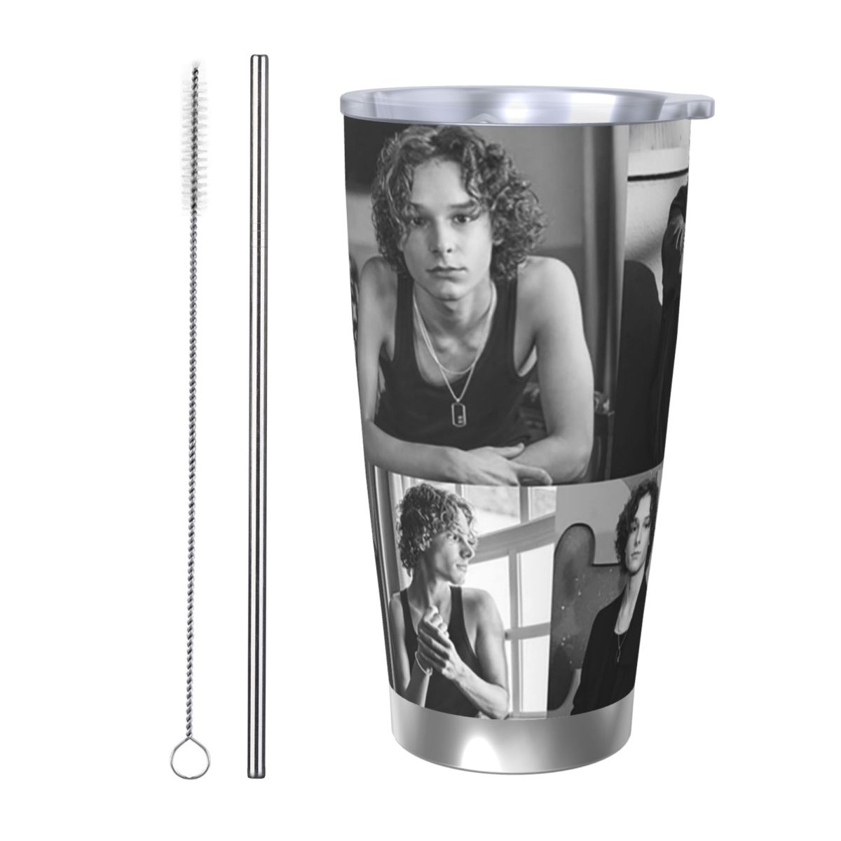 Tumbler 20Oz White - Gobelet de Collage en acier inoxydable,