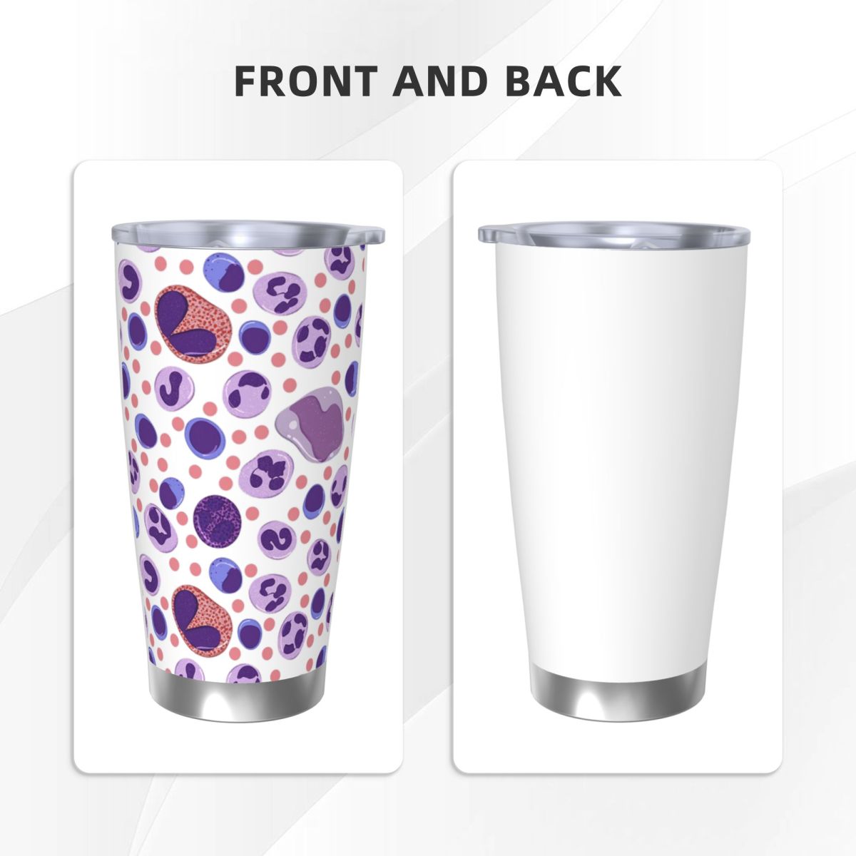 Grand gobelet en acier inoxyda - Tumbler 20Oz White avis et prix
