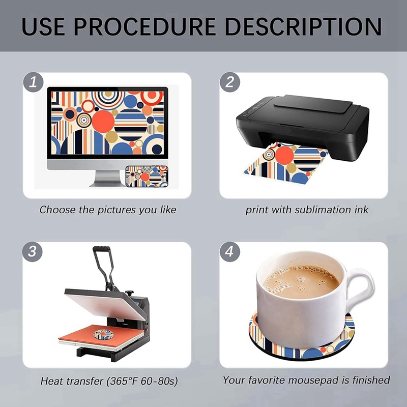 Sous-verres vierges pour subli - Coaster Sublimation Blank avis et prix