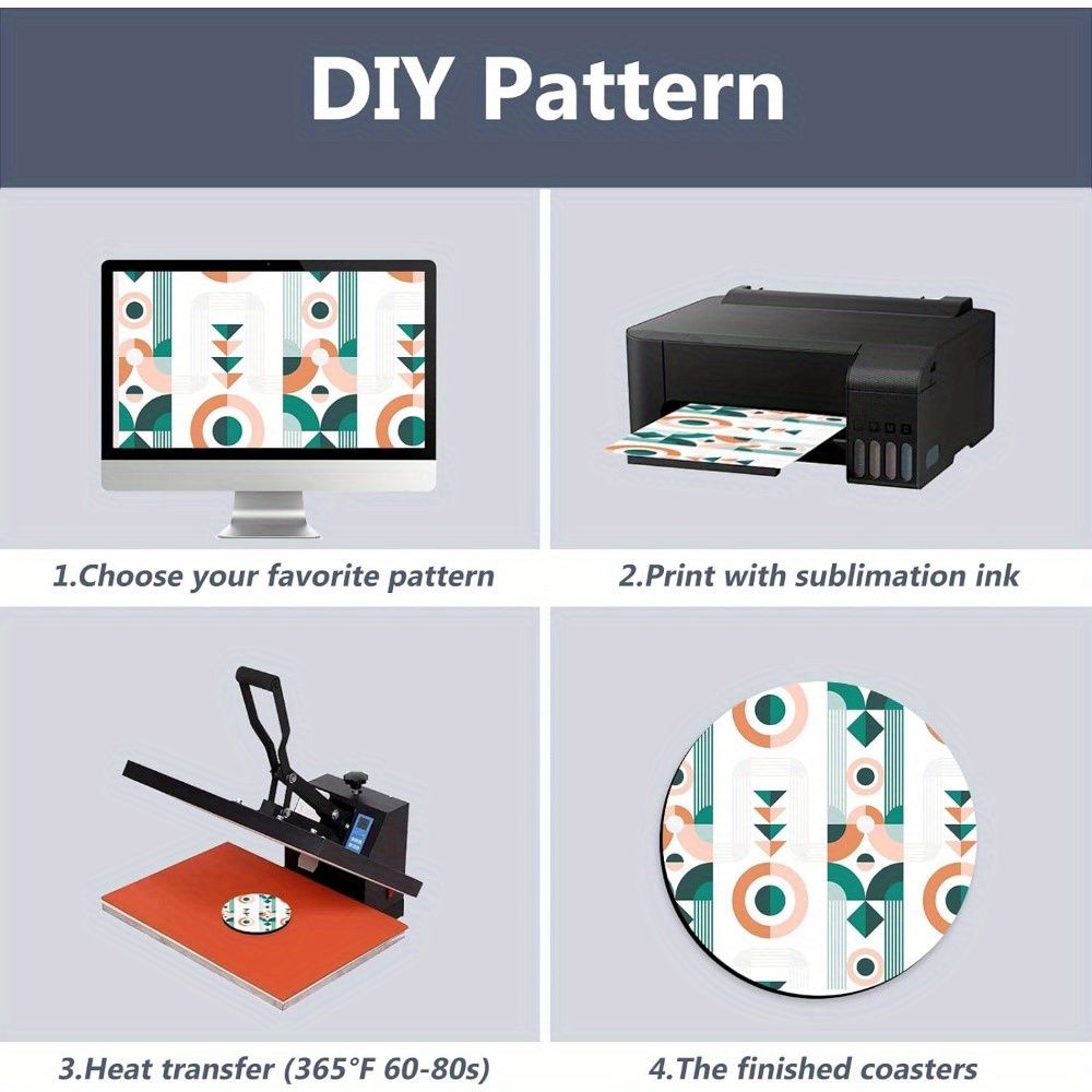 Sous-verres vierges résistants - Coaster Sublimation Blank avis et prix