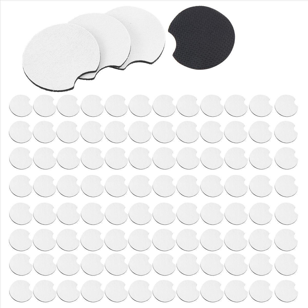AA83 100 pièces de sous-verres - Coaster Sublimation Blank avis et prix